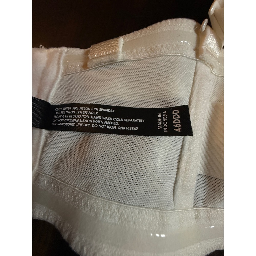 Torrid 46DDD Bombshell Ever Strapless Boost Bra Removable Multi Way Straps White - Picture 9 of 11